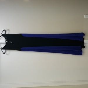XL long Black Coral dress